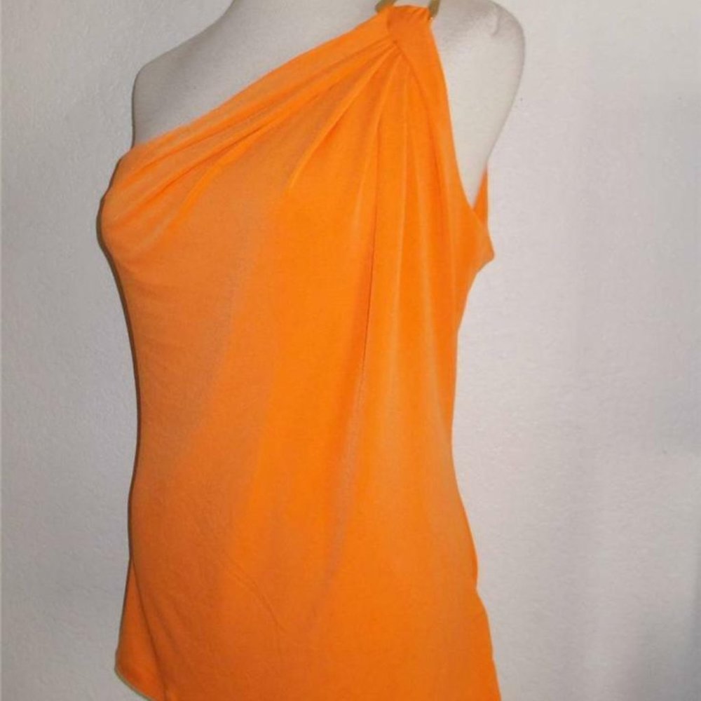 MICHAEL MICHAEL KORS VIVID ORANGE TOP - XL - Picture 7 of 8